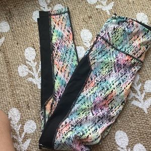 Victoria’s Secret sport size, small yoga, pants, leggings, colorful and bright
